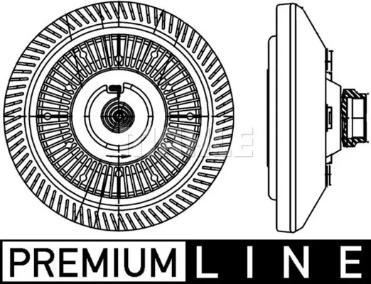 съединител, вентилатор на радиатора MAHLE               