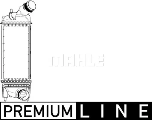 интеркулер (охладител за въздуха на турбината) MAHLE               
