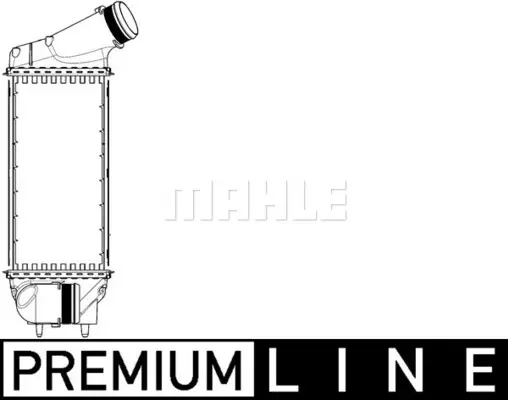 интеркулер (охладител за въздуха на турбината) MAHLE               