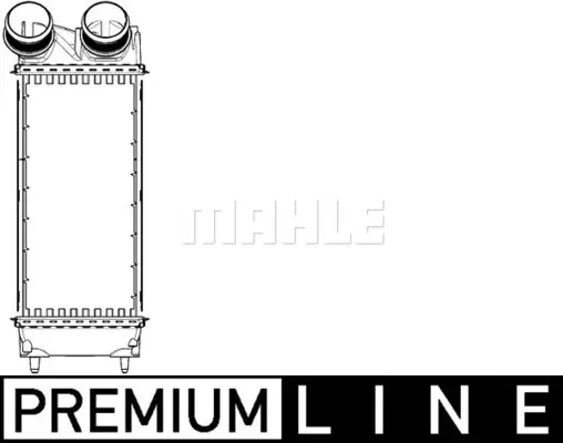 интеркулер (охладител за въздуха на турбината) MAHLE               