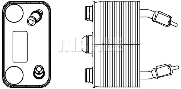 маслен радиатор, автоматична трансмисия MAHLE               