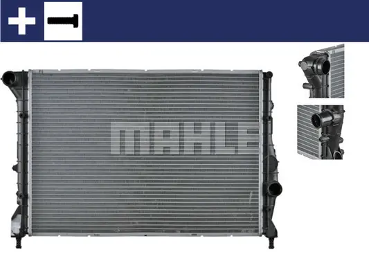 радиатор, охлаждане на двигателя MAHLE               