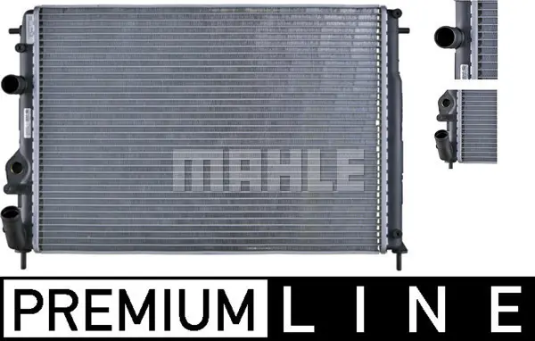 радиатор, охлаждане на двигателя MAHLE               