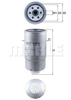 горивен филтър MAHLE               