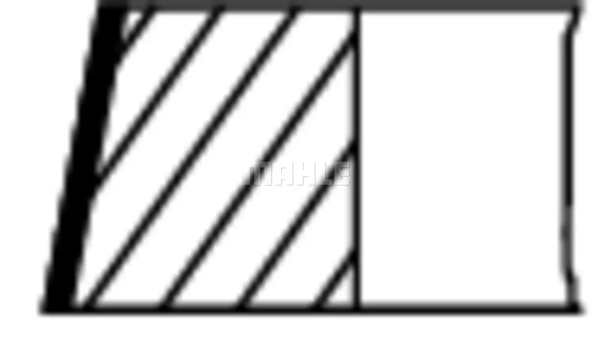 комплект сегменти MAHLE               