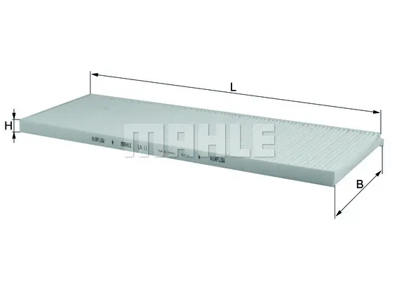 Филтър купе (поленов филтър) MAHLE               