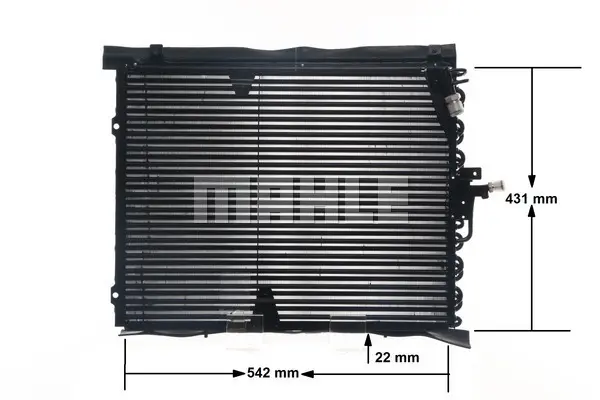 кондензатор, климатизация MAHLE               