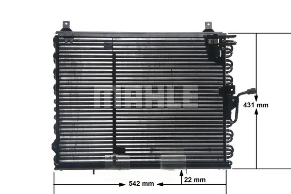 кондензатор, климатизация MAHLE               