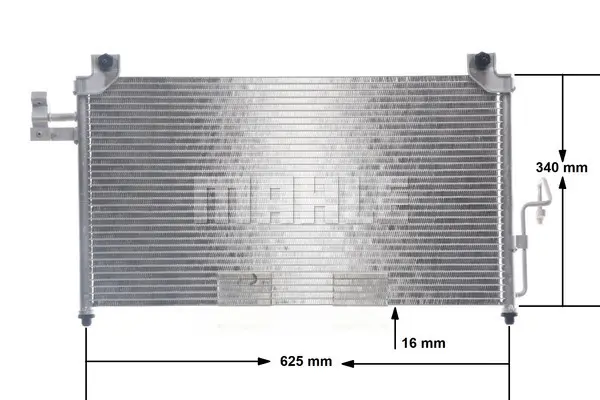 кондензатор, климатизация MAHLE               