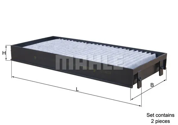 Филтър купе (поленов филтър) MAHLE               