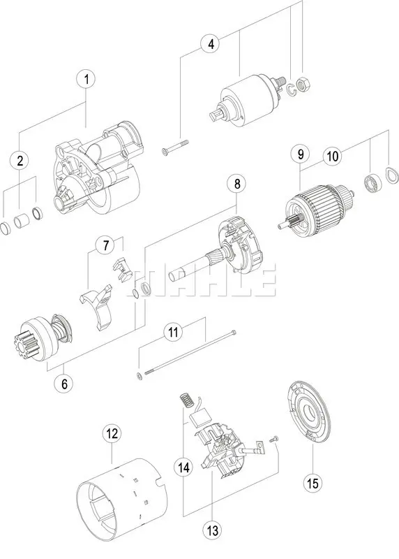 Стартер MAHLE