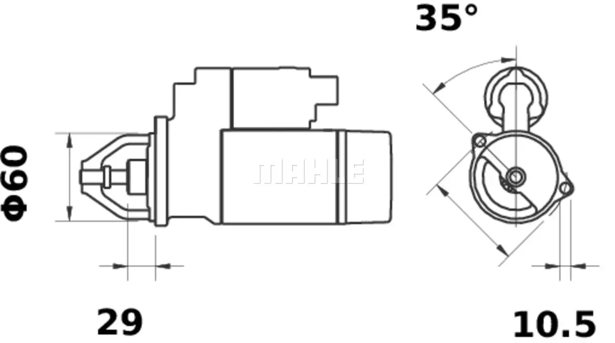 стартер MAHLE               