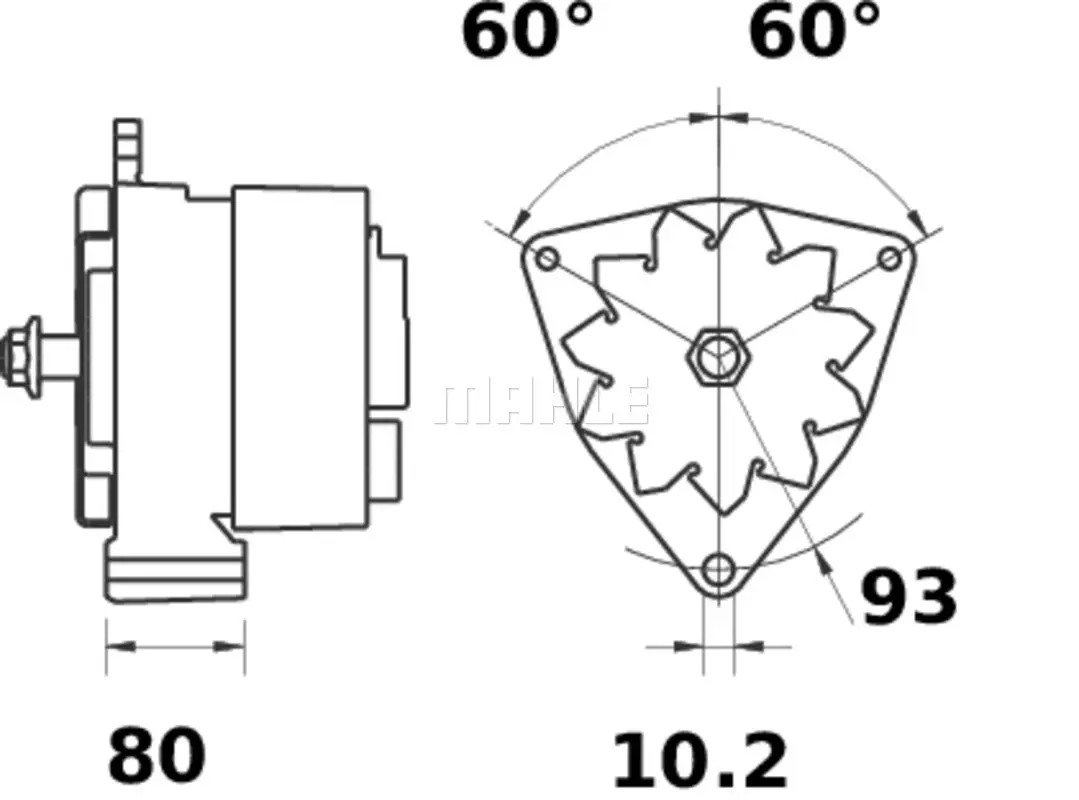 генератор MAHLE               