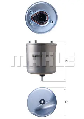 горивен филтър MAHLE               