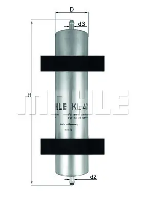 горивен филтър MAHLE               