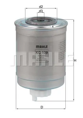 Горивен филтър MAHLE