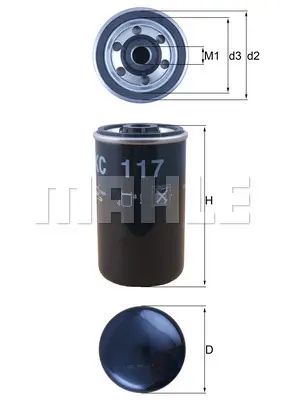 горивен филтър MAHLE               