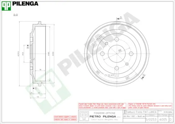спирачен барабан PILENGA             