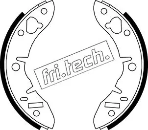 комплект спирачна челюст fri.tech.           