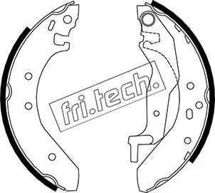 комплект спирачна челюст fri.tech.           