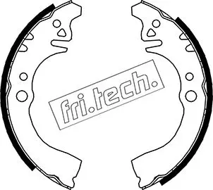 Комплект спирачна челюст fri.tech.