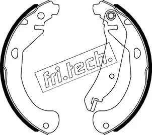 комплект спирачна челюст fri.tech.           