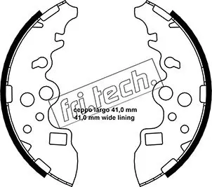 комплект спирачна челюст fri.tech.           