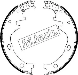 комплект спирачна челюст fri.tech.           