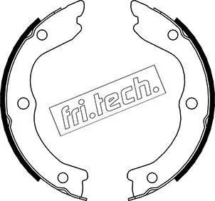 комплект спирачна челюст, ръчна спирачка fri.tech.           