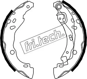 комплект спирачна челюст fri.tech.           