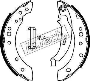 комплект спирачна челюст fri.tech.           