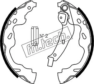 комплект спирачна челюст fri.tech.           