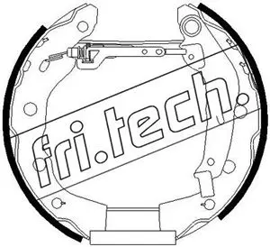 комплект спирачна челюст fri.tech.           