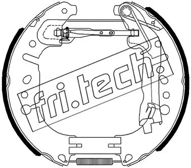 комплект спирачна челюст fri.tech.           