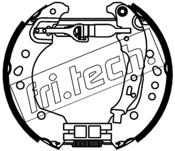 комплект спирачна челюст fri.tech.           