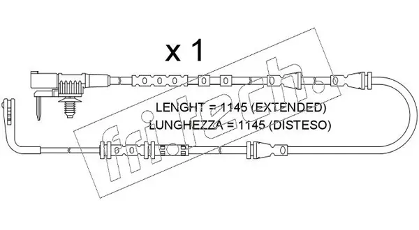 предупредителен контактен сензор, износване на накладките fri.tech.           