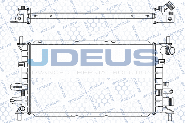 радиатор, охлаждане на двигателя JDEUS               