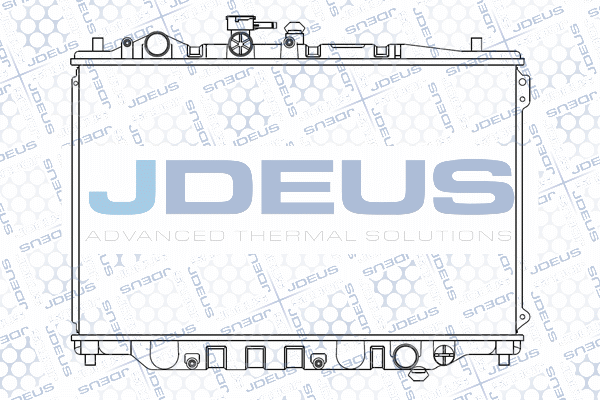 радиатор, охлаждане на двигателя JDEUS               
