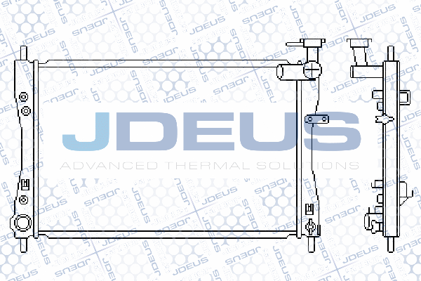 радиатор, охлаждане на двигателя JDEUS               