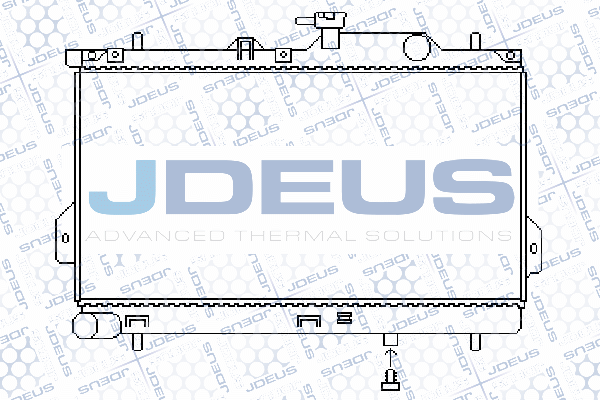 радиатор, охлаждане на двигателя JDEUS               