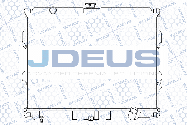 радиатор, охлаждане на двигателя JDEUS               