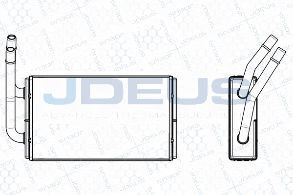 топлообменник, отопление на вътрешното пространство JDEUS               