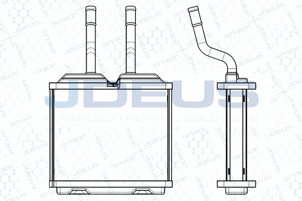 топлообменник, отопление на вътрешното пространство JDEUS               