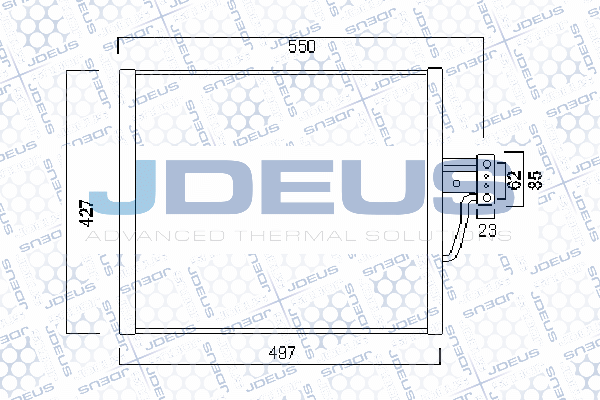 кондензатор, климатизация JDEUS               