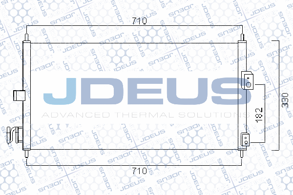 кондензатор, климатизация JDEUS               