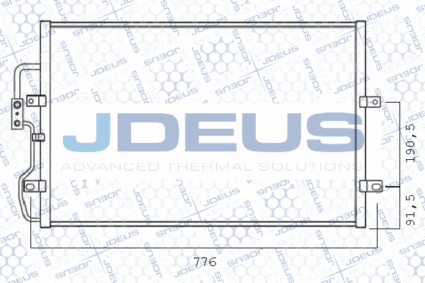 кондензатор, климатизация JDEUS               