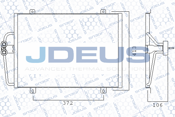 кондензатор, климатизация JDEUS               