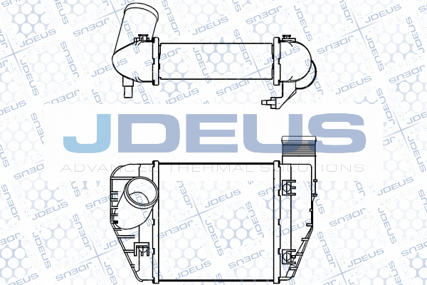 интеркулер (охладител за въздуха на турбината) JDEUS               