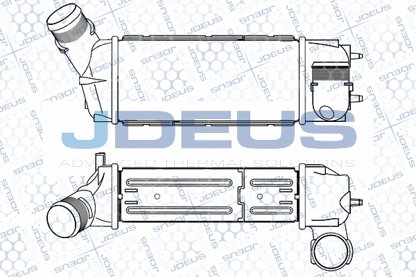 интеркулер (охладител за въздуха на турбината) JDEUS               