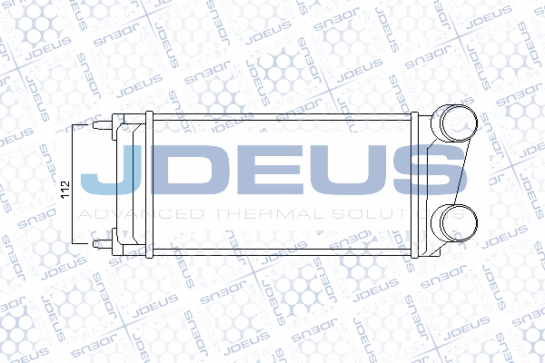 интеркулер (охладител за въздуха на турбината) JDEUS               